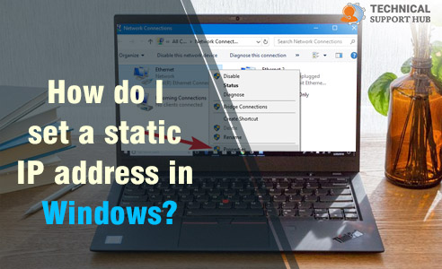 static IP address in Windows