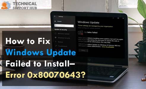 Windows Update Failed to Install– Error 0x8007064
