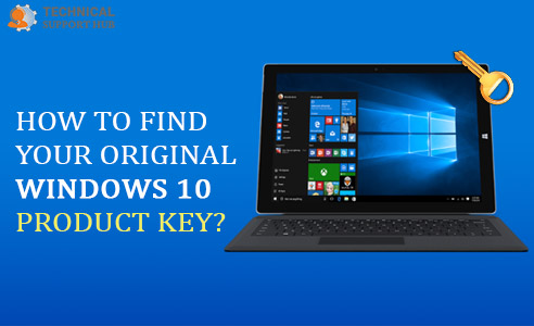Find Your Original Windows 10 Product Key