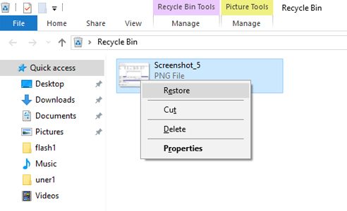 how to recover deleted files windows 10