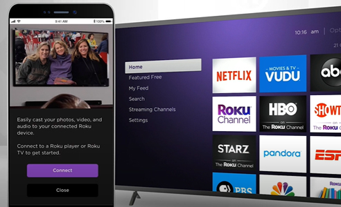show photos on roku