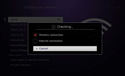 connect roku to internet