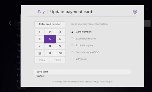 roku update payment