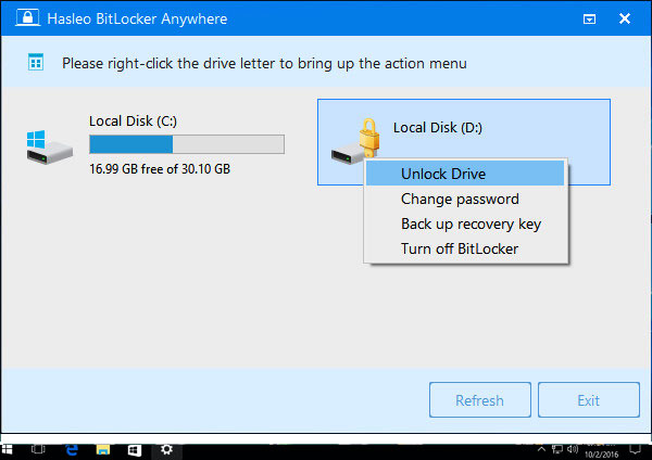 bitlocker download windows 10 home