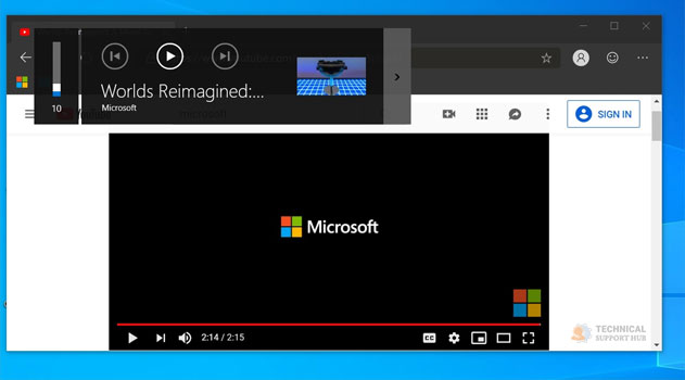 windows 10 disable volume overlay
