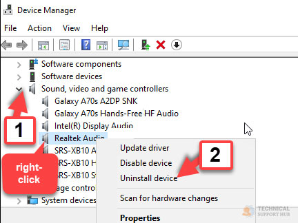 no audio output device is installed