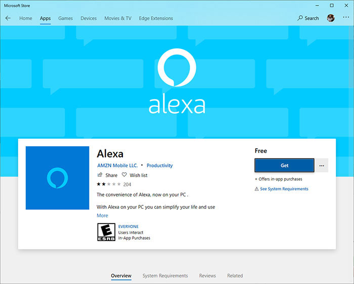 alexa for windows