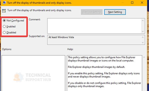 Disable or Enable Thumbnail Previews in File Explorer