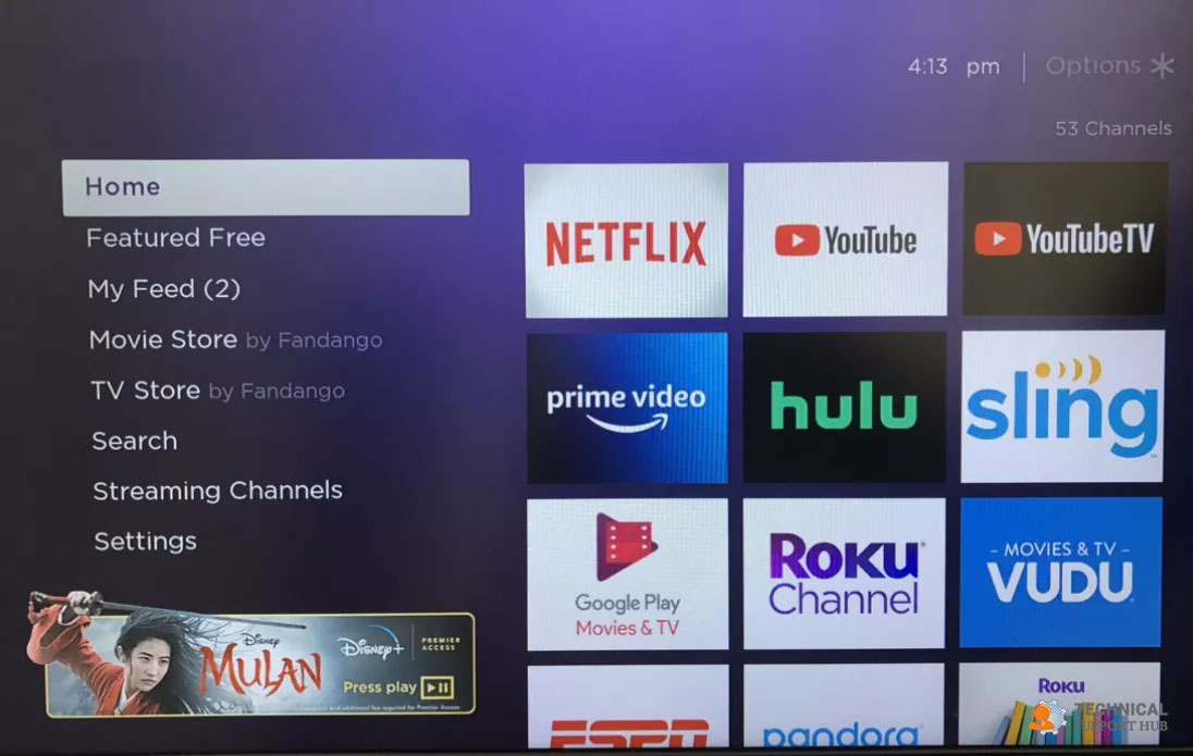 Add Channels to Your Roku Streaming Device