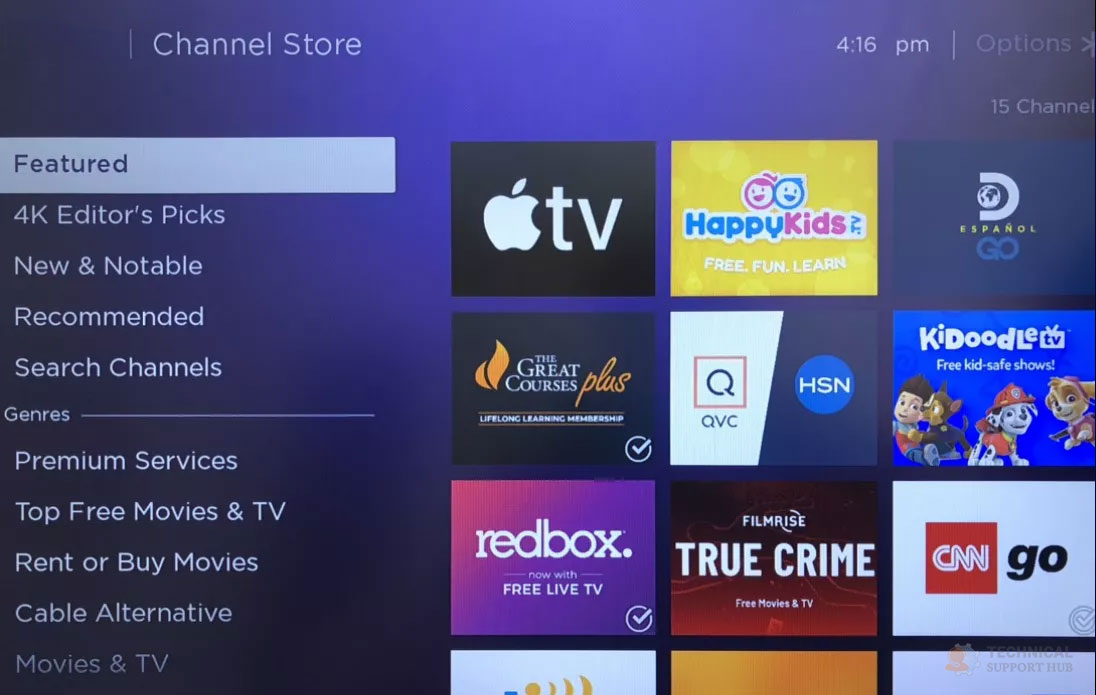 Add Channels to Your Roku Streaming Device