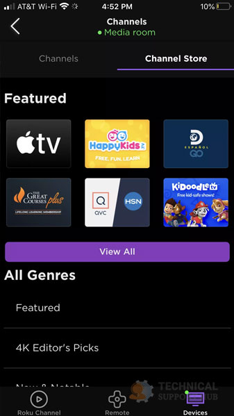 Add Channels to Your Roku Streaming Device
