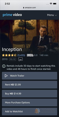 primevideo mytv roku