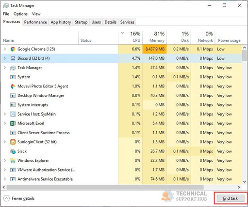 discord wont launch windows 10