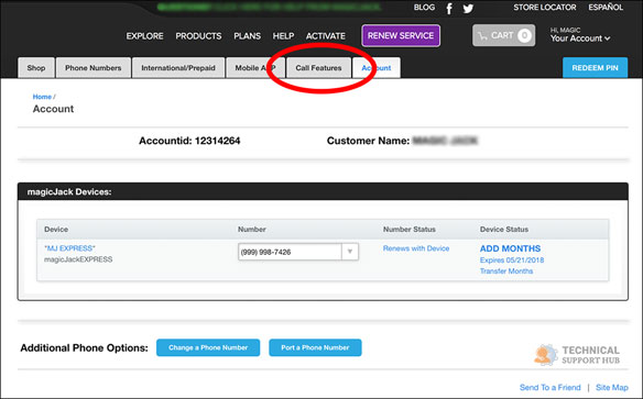 how to unblock a number on magicjack
