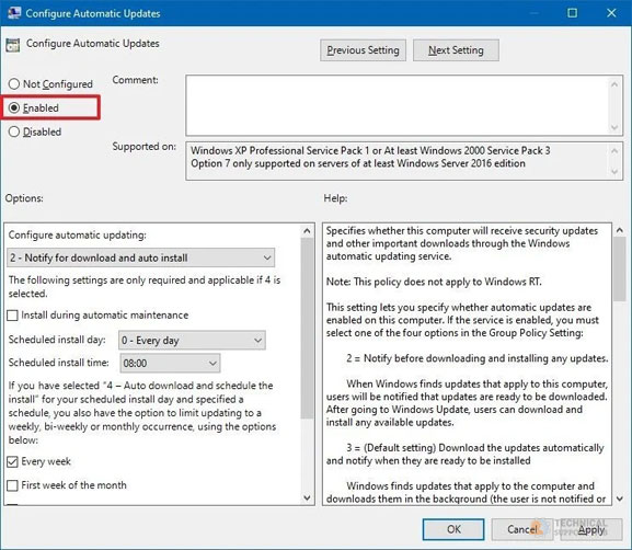 stop automatic updates in windows 10