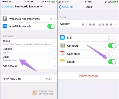 open icloud notes on windows