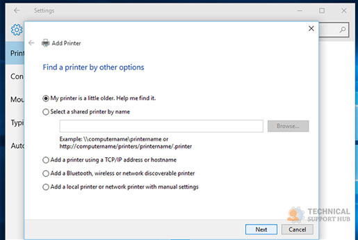 how do i make my printer discoverable