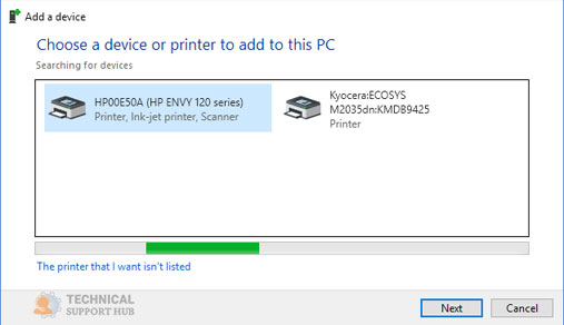 windows 10 wireless printer
