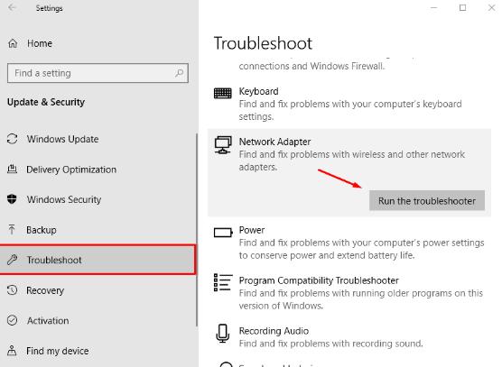 system service exception