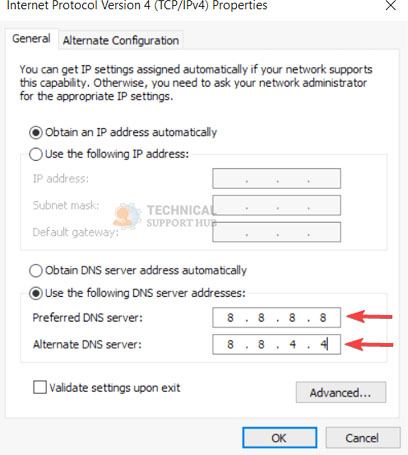 dns not responding windows 10