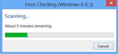 Run CHKDSK in Windows 10
