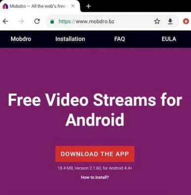 Stream Mobdro on Roku