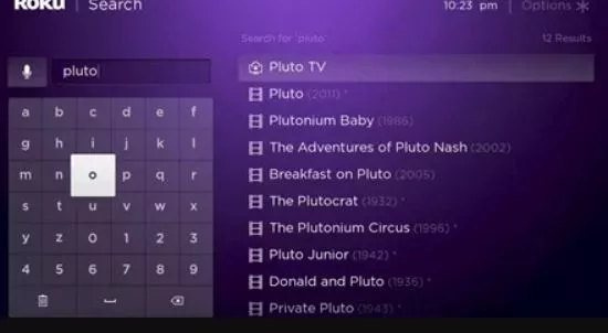 pluto tv on roku