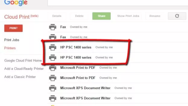 unable to print from chrome