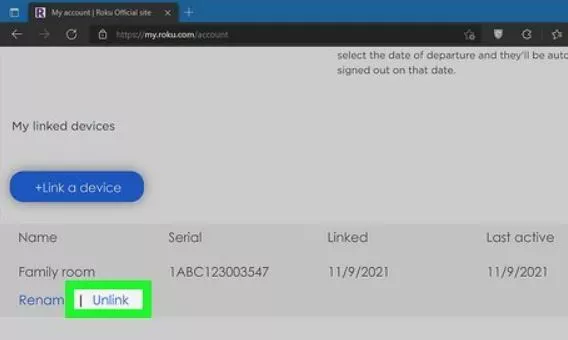 how to sign out of roku on tv