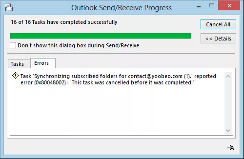 Fix Outlook Not Sending Emails Issue
