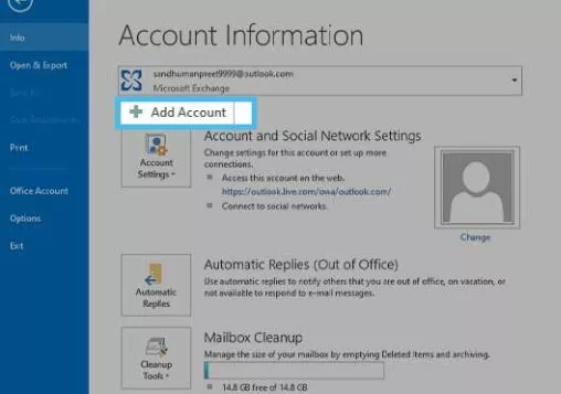 add yahoo mail to outlook