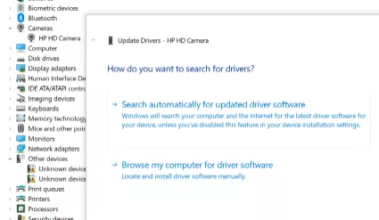 Fix Laptop Camera Not Working