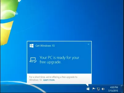Upgrade from Windows 7 to Windows 10