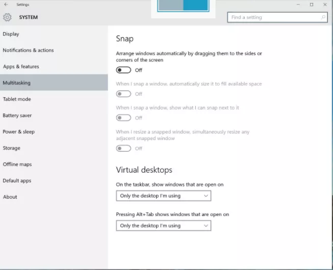 Split Your Screen in Windows 10