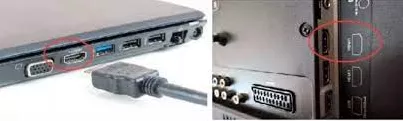Connect a Windows Laptop to a TV over HDMI