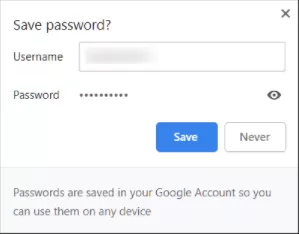 Manage, Edit and View Saved Passwords in Chrome Browser on Windows