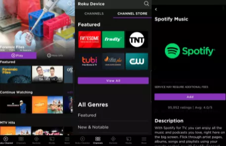 Add Spotify on Roku Devices