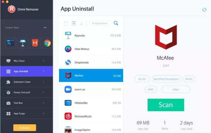 Uninstall McAfee Antivirus in Windows 10