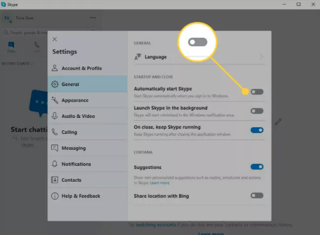 Stop Skype From Starting Automatically on Windows 10