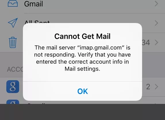 Fix Gmail is Not Working on iPhone Issue