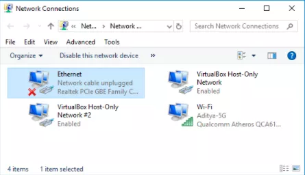 Fix a Faulty Ethernet Connection in Windows 10