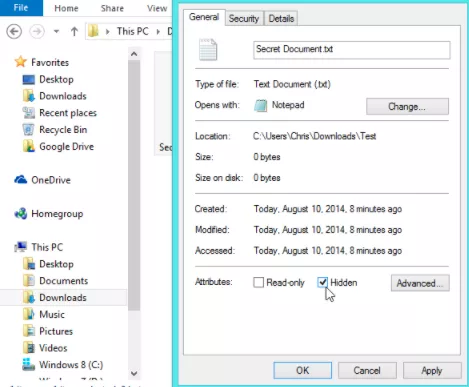 Add a Password to a Folder in Windows 7