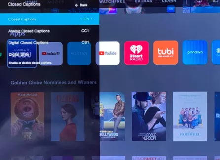 how to turn off closed caption on roku