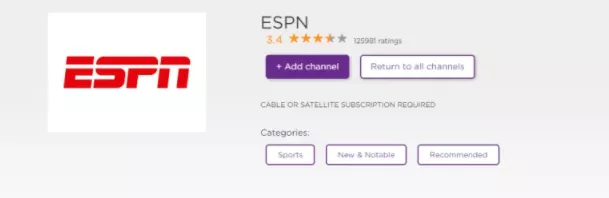 Stream SEC Network on Roku