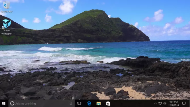 how to set a live wallpaper on windows 10