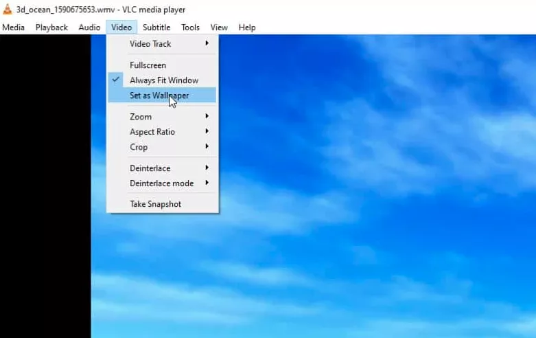 how to set live wallpaper windows 10