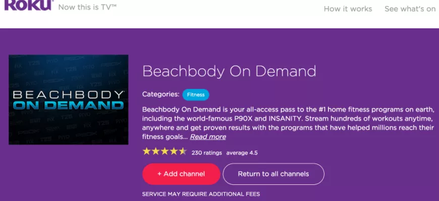 Is There A Beachbody App For Roku