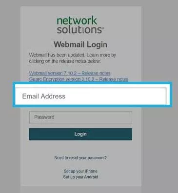networksolutions email login