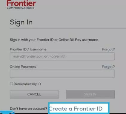 Login Frontier Email and Sign-up Frontier Yahoo Mail