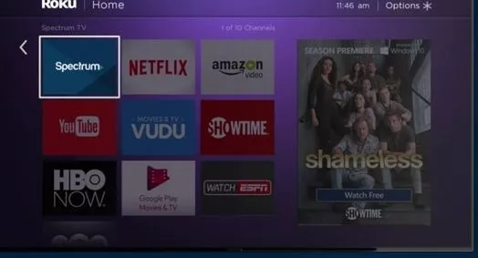 Add and Install Spectrum TV on Roku